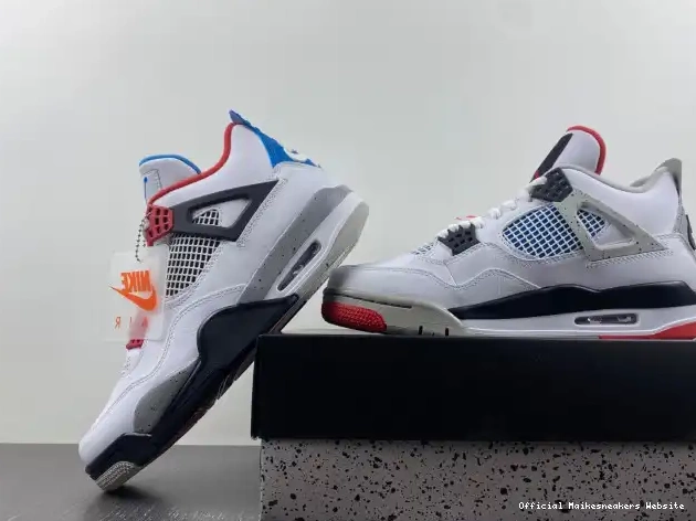 Official Maikesneakers CL1184-146 What The Jordan Retro 4 0418